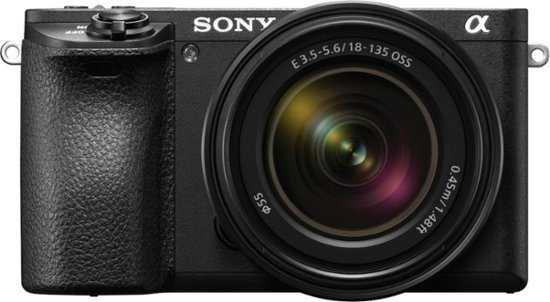 - Alpha a6500 Mirrorless Camera with E 18-135mm f/3.5-5.6 OSS Lens - Black