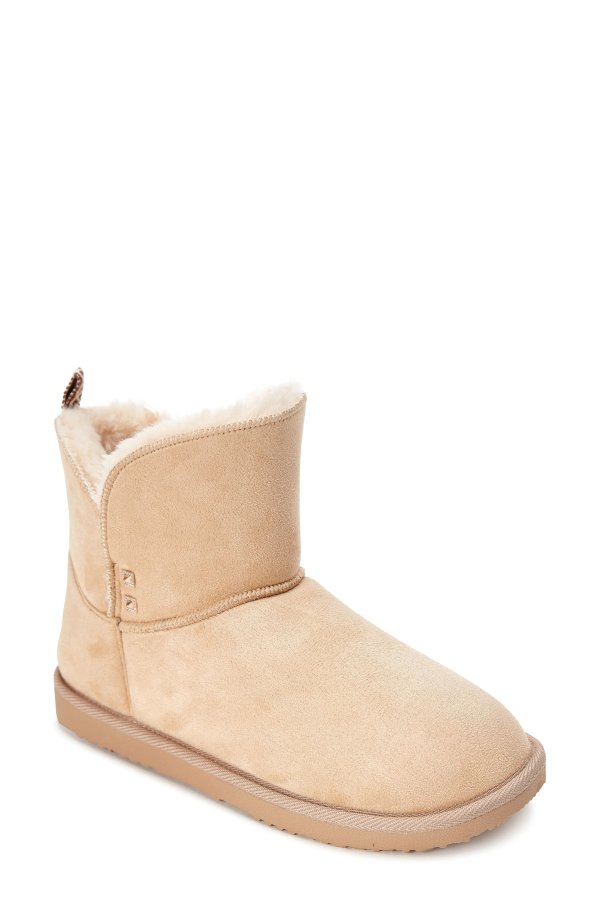 Faux Fur Lined Ankle Boot (Women)
