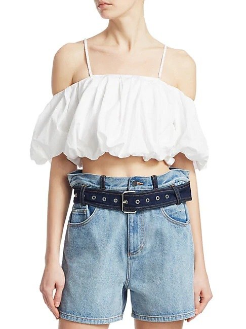 Off-The-Shoulder Cropped Top