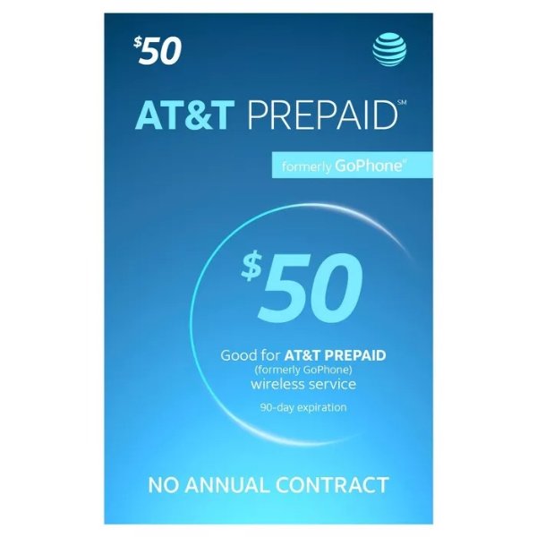 $50 Prepaid Phone Card (Email Delivery)