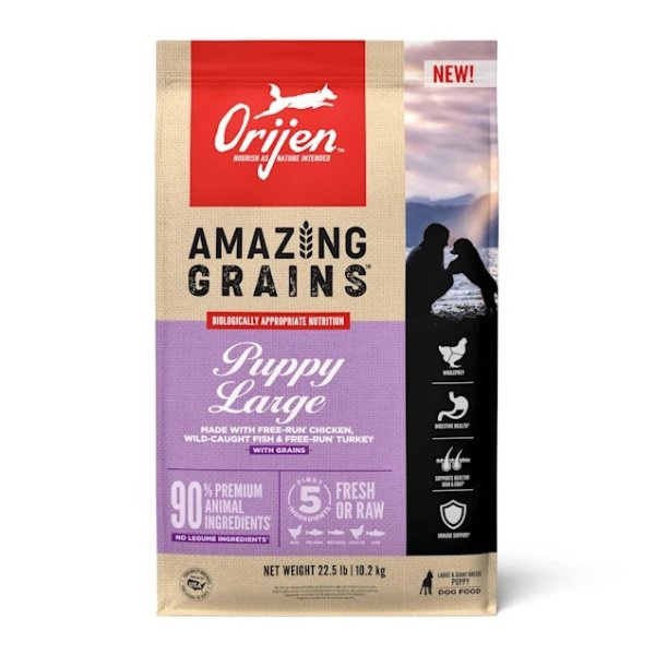 Amazing Grains 高蛋白大型幼犬粮 22.5 lbs