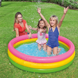 Intex 家庭充气泳池，后院泳池趴走起