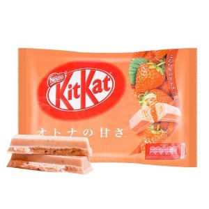 独家：亚米 日式零食特卖 KitKat限定草莓、脆米杏仁口味上新