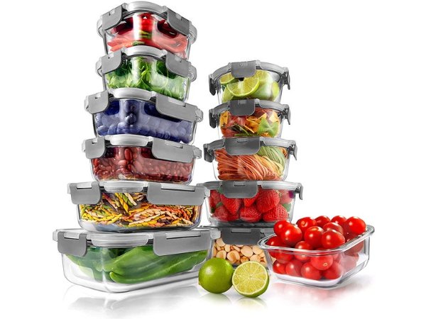 NutriChef Superior Glass Food Storage
