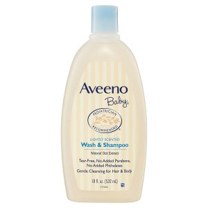 Aveeno Baby Wash & Shampoo For Hair & Body, Tear-Free, 18 Oz.
