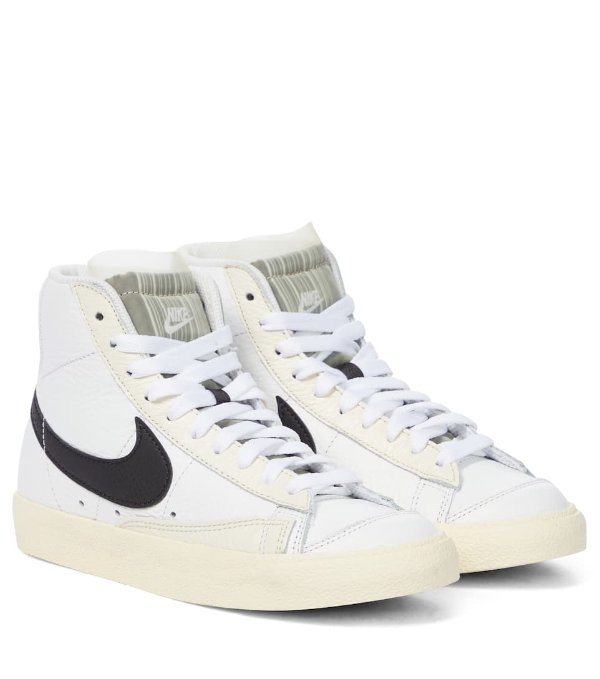 Blazer Mid '77 leather sneakers高帮鞋