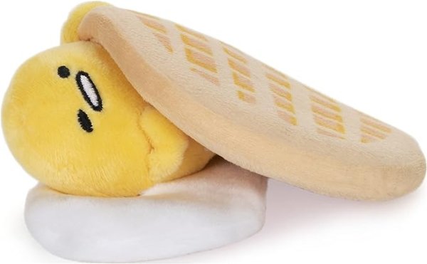 Sanrio Gudetama The Lazy Egg Waffle Plush Stuffed Animal, 6"