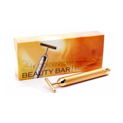 Beauty Bar 24k Golden Pulse Facial Massager (Japan Import)
