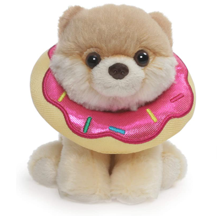 GUND Boo世界上最可爱的狗Itty Bitty Boo甜甜圈毛绒填充动物，5英寸