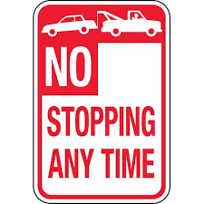 no stopping