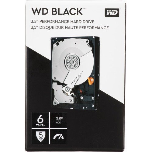 6TB Black 7200 rpm SATA III 3.5" Internal HDD (Retail)