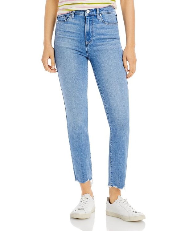Cindy Slim Straight Leg Cropped Ankle Jeans in Iris - 100% Exclusive