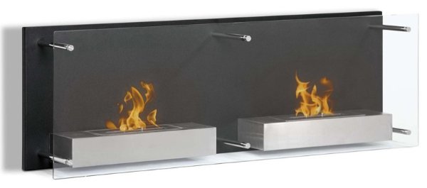 Regal Flame Mora 47" Ventless Wall Mounted Bio Ethanol Fireplace - Contemporary - Indoor Fireplaces - by Mach Group