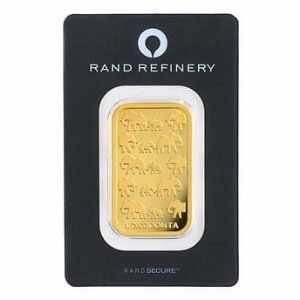 Costco 1 oz Gold Bar Rand Refinery (New in Assay) 