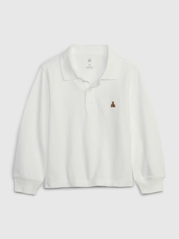 Toddler Organic Cotton Pique Polo Shirt