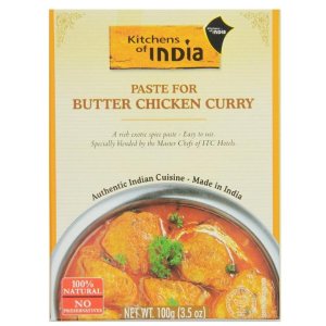 Kitchens of India Paste for Butter Chicken Curry, 3.5-Ounce Boxes (Pack of 6)