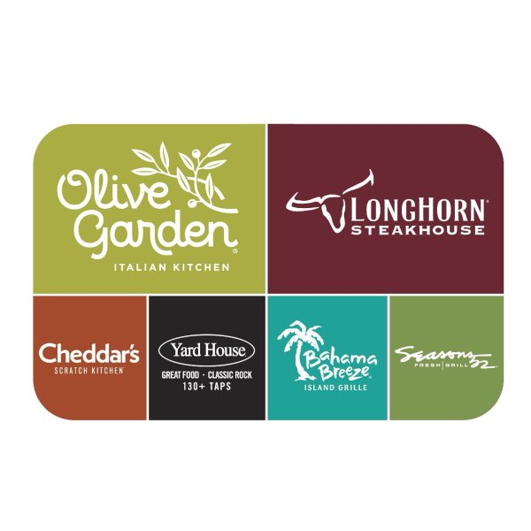 Darden® Restaurants $50 Gift Card (Email Delivery)
