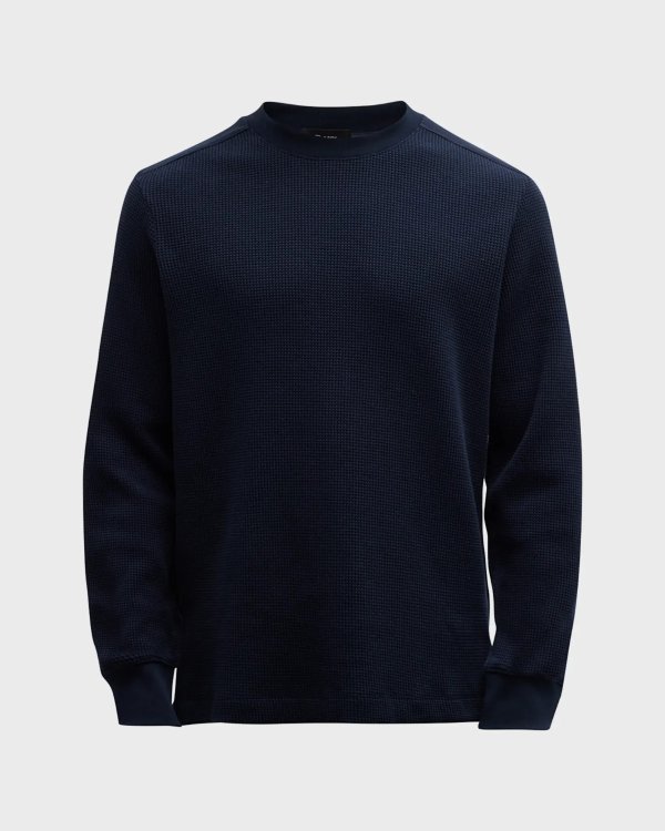 Men's Hilles Marled Wool-Cashmere Sweater