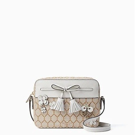 hayes bee embellished camera bag