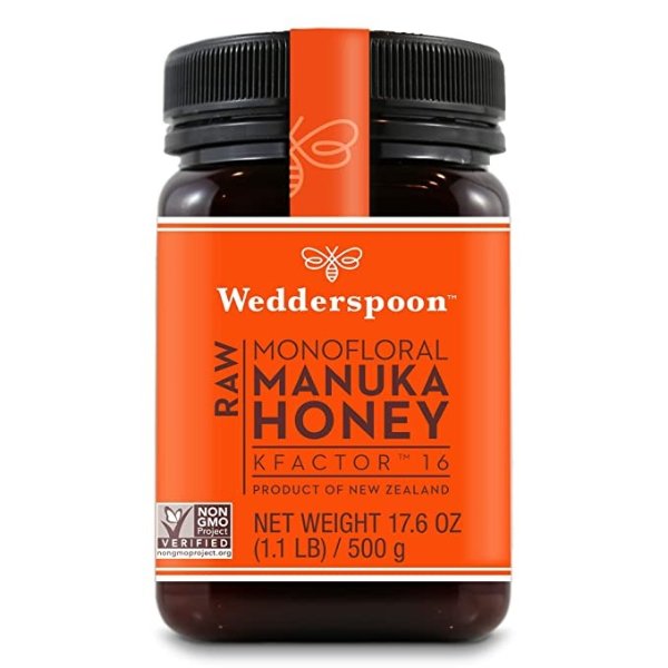 Raw Premium Manuka Honey, KFactor 16, 17.6 Ounce