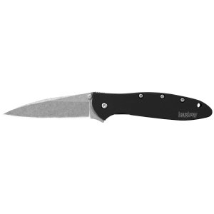 Kershaw 1660SWBLK Leek Folding Knife with SpeedSafe