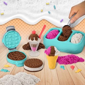 史低价：Kinetic Sand 冰淇淋甜品动力沙玩具