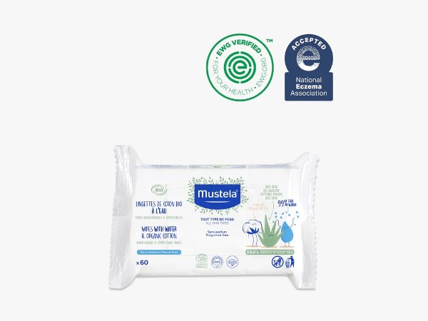 Organic Water Wipes with Cotton and Aloe