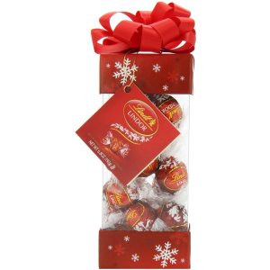 LINDOR Truffles Milk Chocolate Pinnacle Gift Box, 6.8-Ounce Package (Pack of 10)