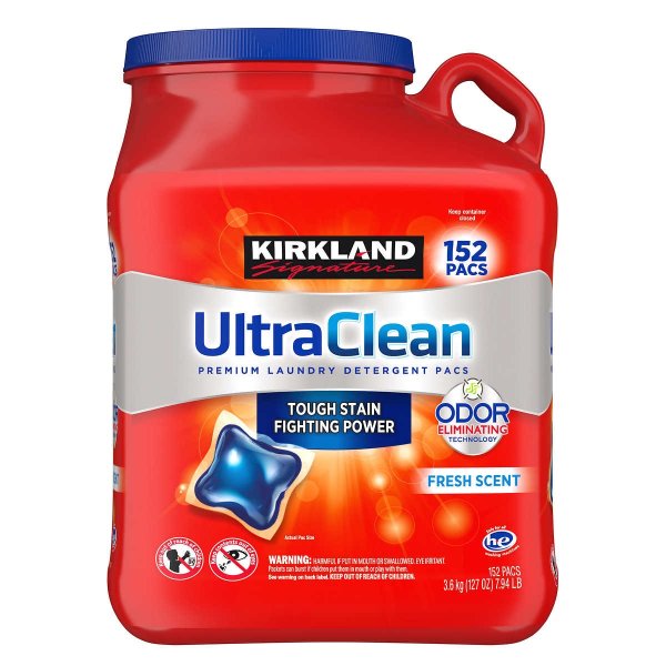 Signature Ultra Clean HE Laundry Detergent Pacs, 152-count