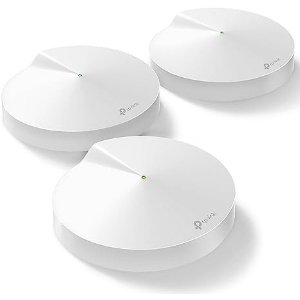 TP-LINKDeco Whole Home Mesh WiFi System (3-Pack) - Replace WiFi Router and Range Extenders, Simple Setup, Works with Amazon Alexa, Up to 5,500 sq. ft. Coverage (M5)