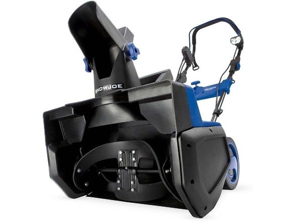SJ625E Electric Walk-Behind Single Stage Snow Blower, 21-Inch Clearing Width, 15-Amp Motor, Directional Chute Control, LED Light, Blue