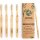 Wowe Lifestyle Natural Organic Bamboo Toothbrush Eco-Friendly Wood, Ergonomic Biodegradable Handle , Soft BPA Free Bristles, Pack of 4