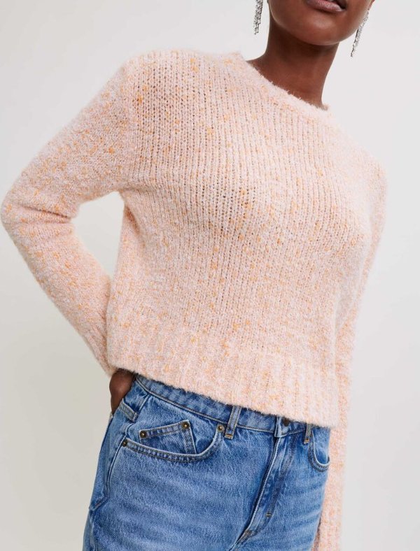 Fancy knit pullover
