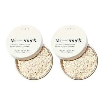 HALEYS Beauty Re-Touch Soft Focus Setting Powder Duo, .26 fl oz, 2-pack