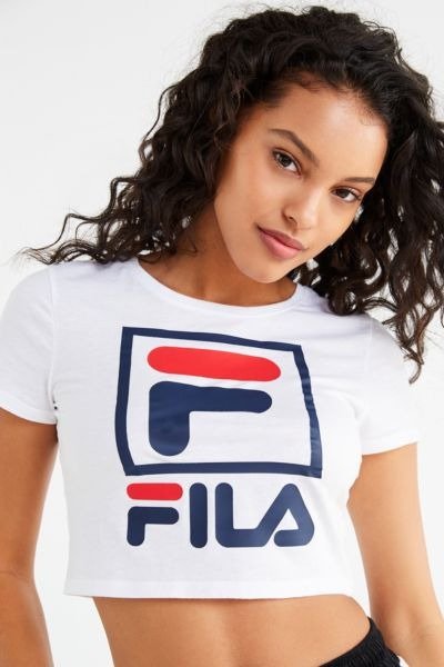 FILA + UO 短款T恤