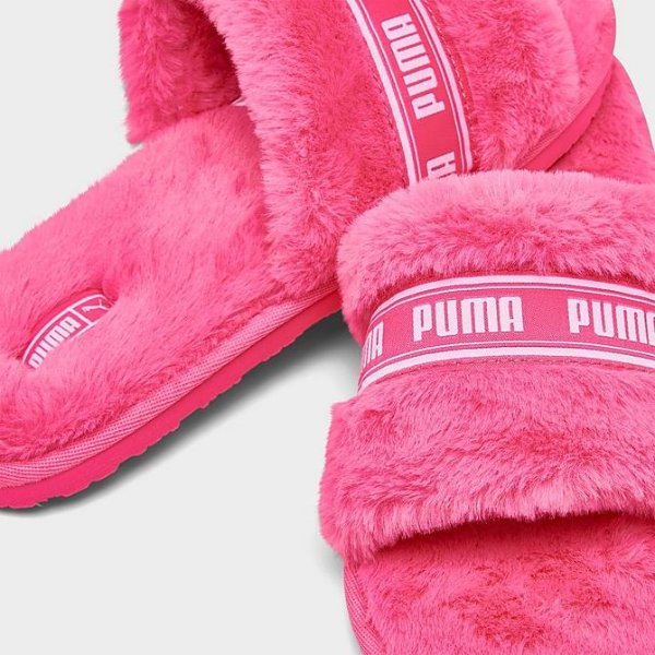 Women's Puma Fluff Slide Sandals