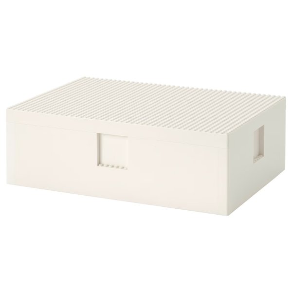 BYGGLEK LEGO® box with lid, 133/4x10x41/2" - IKEA
