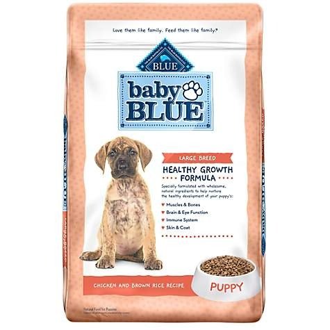 Baby Blue Natural Large Breed Chicken and Brown Rice Recipe Dry Puppy Food, 24 lbs. | Petco