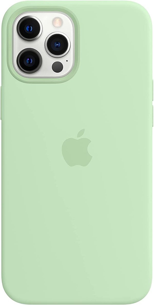 Silicone Case with MagSafe (for iPhone 12 Pro Max) - Pistachio
