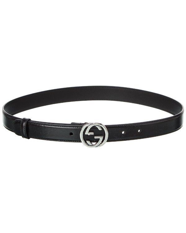 Double G Leather Belt