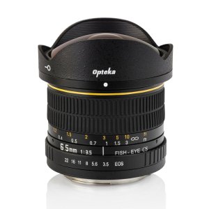 Opteka 6.5mm f/3.5 HD Aspherical Fisheye Lens (Canon, Nikon, Sony A)