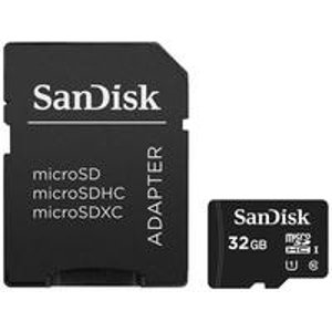 SanDisk闪迪32GB容量microSD存储卡 带SD卡套