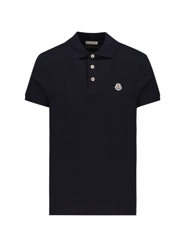 Logo Patch Short-Sleeved Polo Shirt