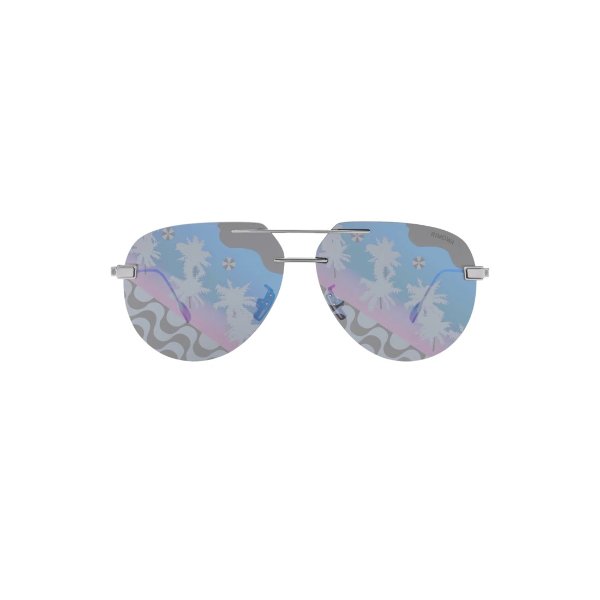Pilot Rimless Sunglasses with Rio-Print Lenses | RIMOWA