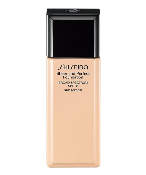 Natural Deep Warm Beige Sheer & Perfect Foundation Oil-Free Broad Spectrum SPF 18