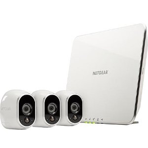 NETGEAR Arlo Indoor/Outdoor Wireless 3-Camera HD Video Security System