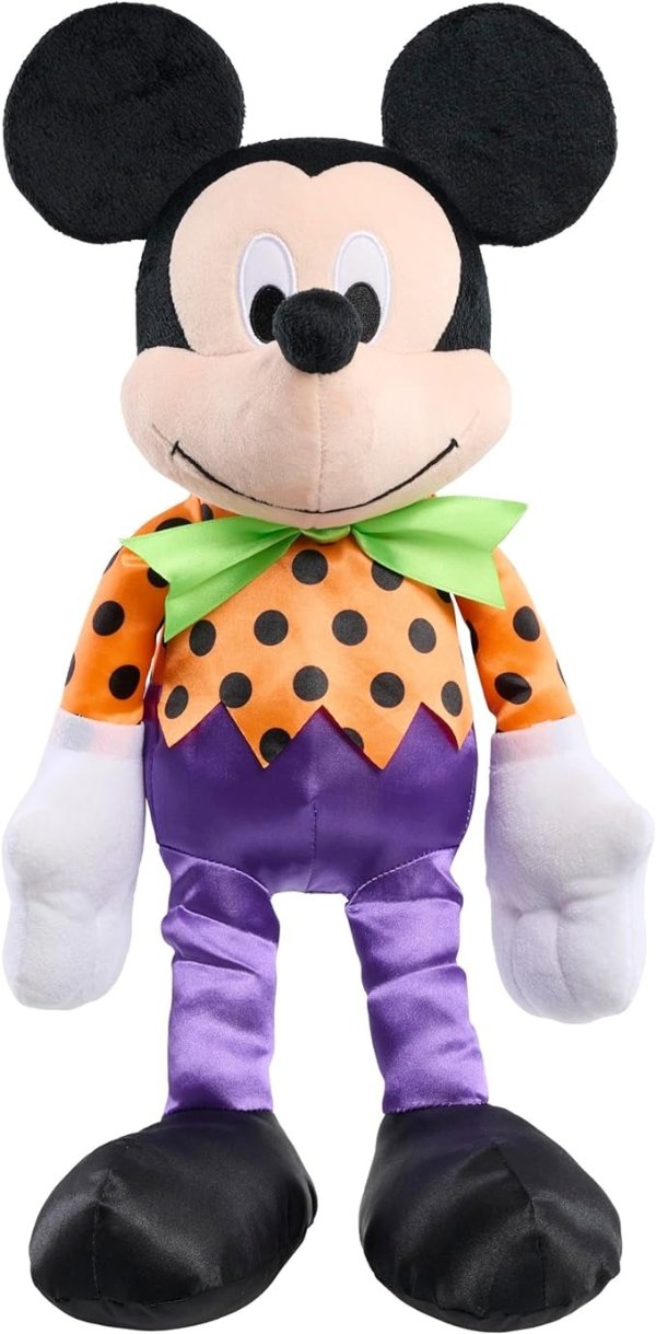 19-inch Large Halloween Plush Stuffed Animal – Mickey Mouse, Super-Soft and Huggable, Kids Toys for Ages 2 Up by Just Play