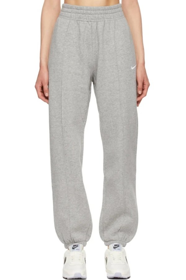 Grey NSW Essentials Fleece 运动裤