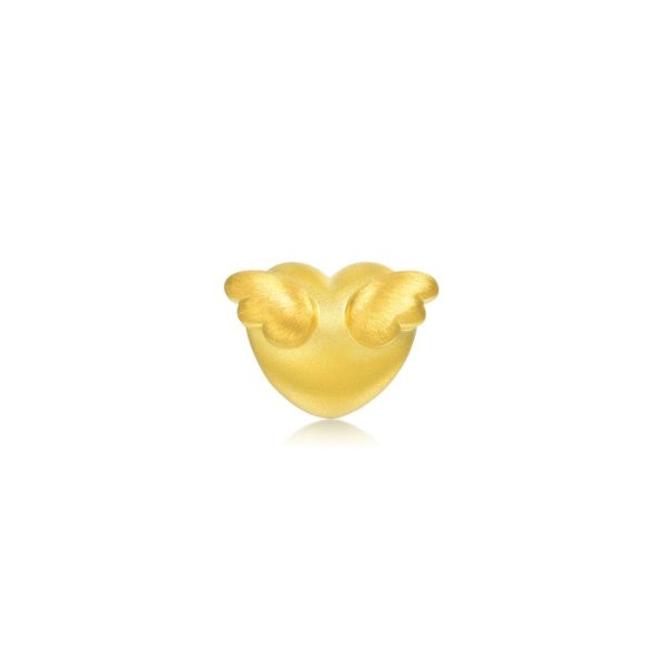 Charme 'Cute & Pets' 999 Gold Heart Charm | Chow Sang Sang Jewellery eShop