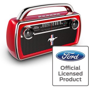 新低价：ION x Ford 野马复古 Boombox 蓝牙音箱 带收音机